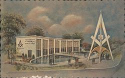 Masonic Brotherhood Center New York World's Fair Postcard