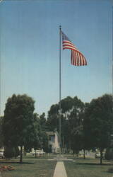 Flagstaff, Camp Matthews Rifle Range, Marine Corps Recruit Depot Postcard