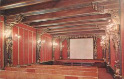 Hearst Castle Theatre, La Casa Grande, San Simeon Postcard