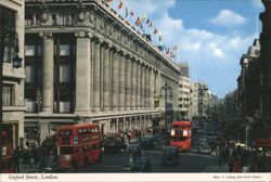Oxford Street, London Postcard