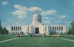 Oregon State Capitol, Salem, neo-Greek classic lines Postcard
