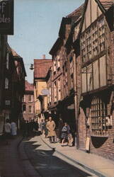 The Shambles, York - Historic Street View Postcard