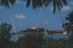 Gigantic Lord Buddha Image at Koh Fan, Koh Samui Postcard