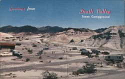 Death Valley Texas Campground, California Postcard