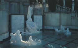 Hearst San Simeon Neptune Pool Fountain of Venus Statuary Postcard