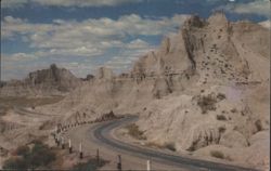 Cedar Pass, Bad Lands National Monument, South Dakota Postcard