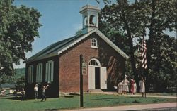 The Original One Room School House, Lenhartsville Postcard