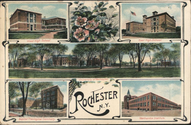Rochester NY Schools & Institutions Multi-View New York