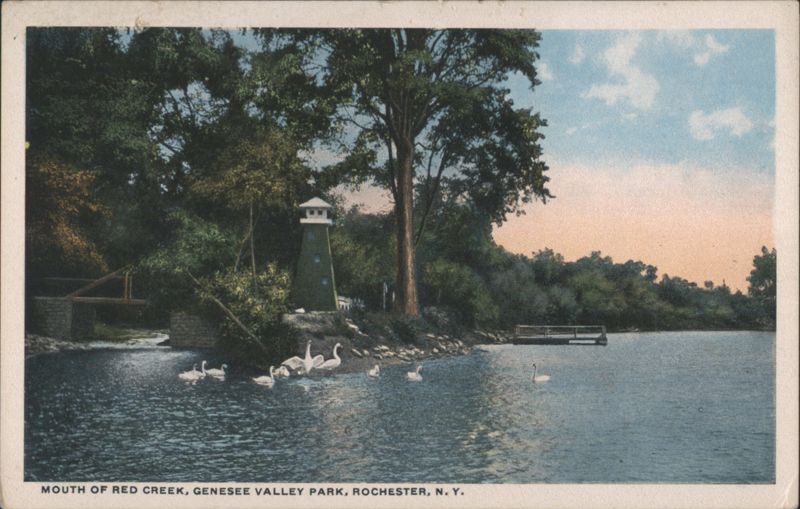 Mouth of Red Creek, Genesee Valley Park, Rochester, NY New York