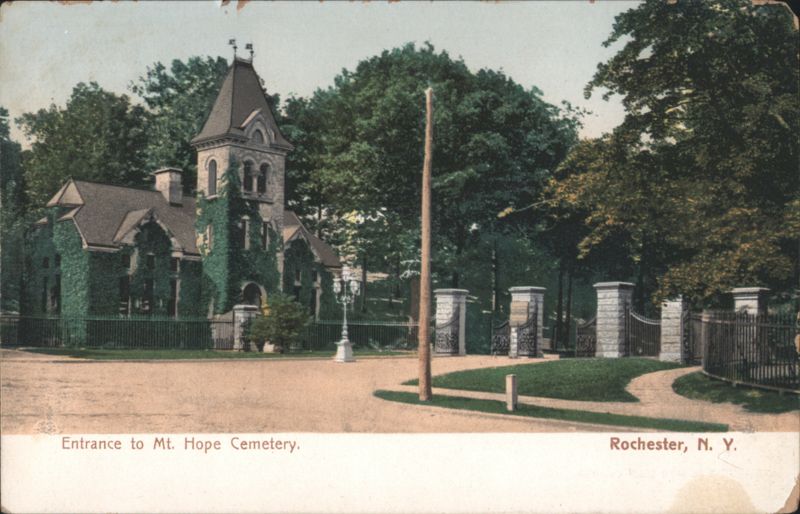 Entrance to Mt. Hope Cemetery, Rochester, NY New York