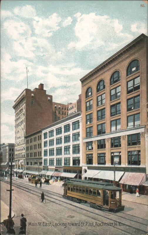 Main St. East, Looking toward St. Paul Rochester New York