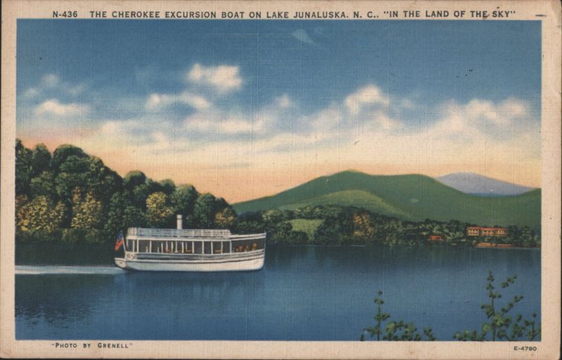 The Cherokee Excursion Boat on Lake Junaluska North Carolina
