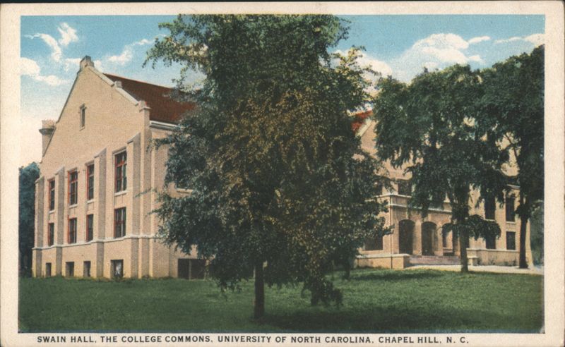 Swain Hall, The College Commons, University of North Carolina Chapel Hill