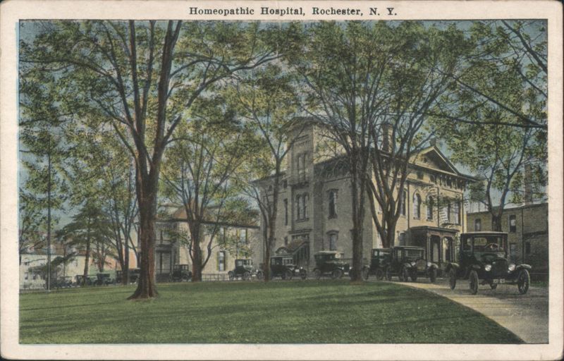 Homeopathic Hospital, Rochester, NY with Vintage Cars New York