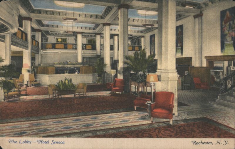 Hotel Seneca Lobby, Rochester, NY New York