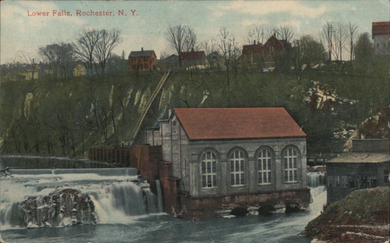 Lower Falls, Powerhouse, Rochester, NY New York