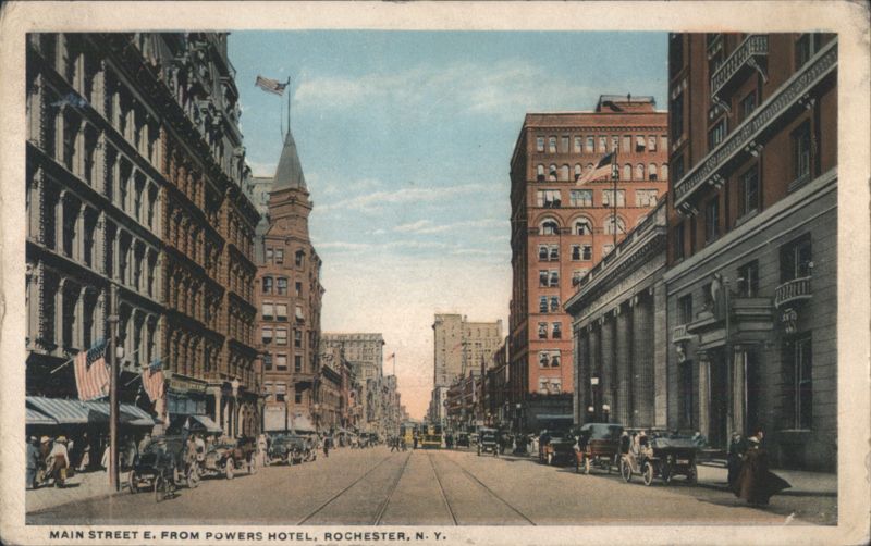 Main Street E. from Powers Hotel, Rochester New York