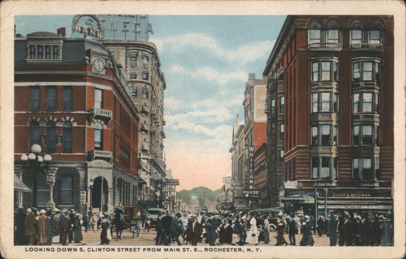 S. Clinton Street from Main St. E., Rochester, NY New York