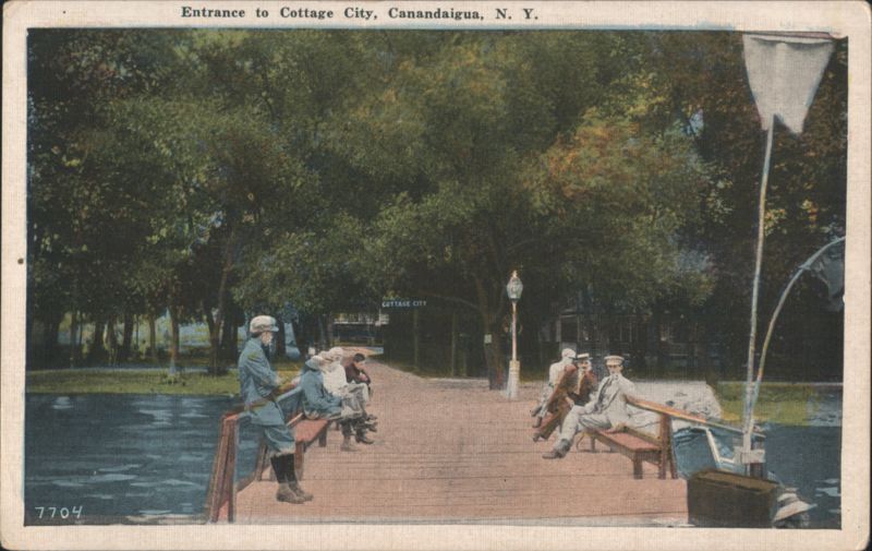 Entrance to Cottage City, Canandaigua, NY New York