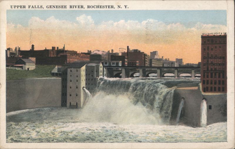 Upper Falls, Genesee River, Rochester, N. Y. New York