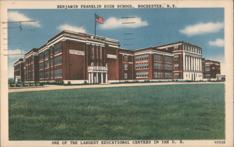 Benjamin Franklin High School, One of Largest Educational Centers Rochester New York