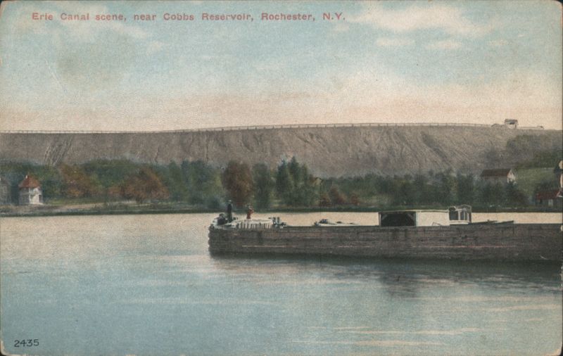 Erie Canal scene, near Cobbs Reservoir Rochester New York