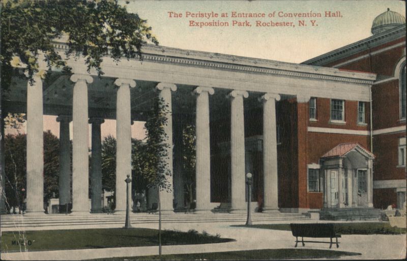Peristyle, Convention Hall, Exposition Park, Rochester, NY New York