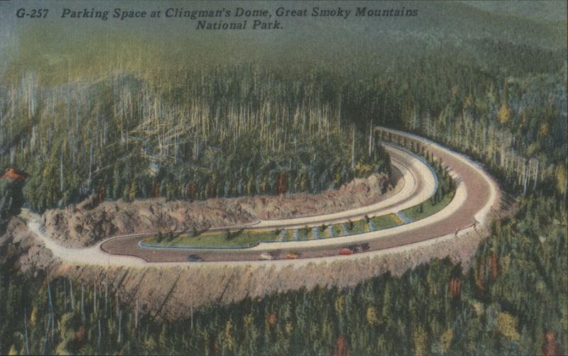 Parking Space at Clingman's Dome, Great Smoky Mountains
