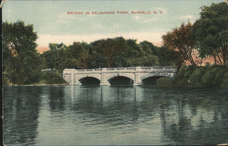 Bridge in Delaware Park Buffalo New York