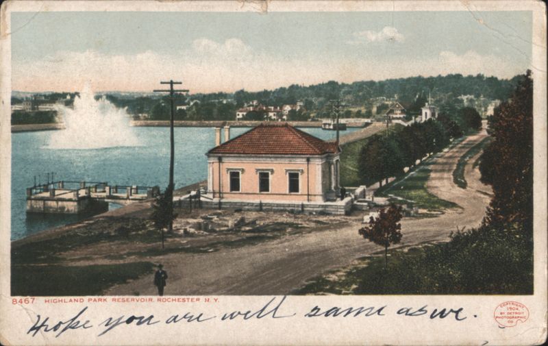 Highland Park Reservoir, Building, Rochester, NY New York