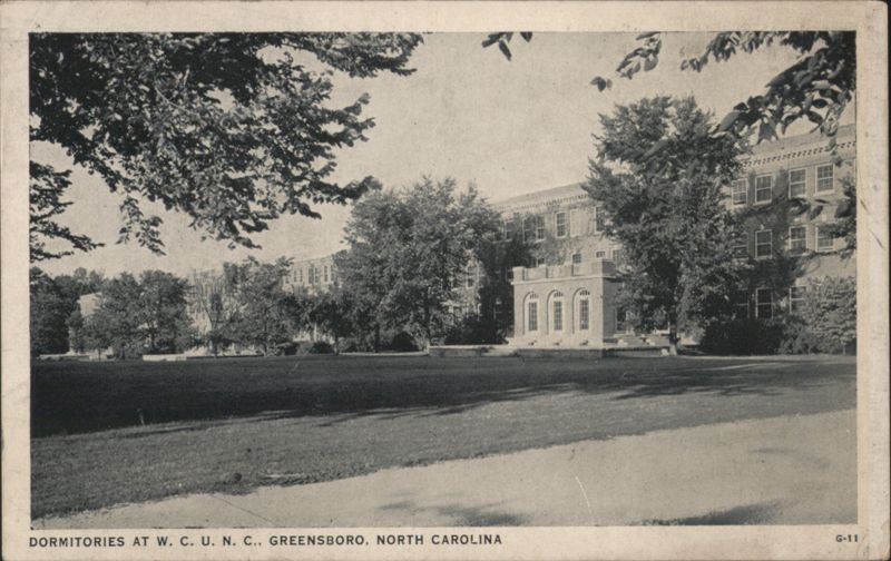 Dormitories at W. C. U. N. C., Greensboro, NC North Carolina
