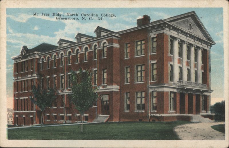 Mc Iver Bldg, North Carolina College - 34 Greensboro