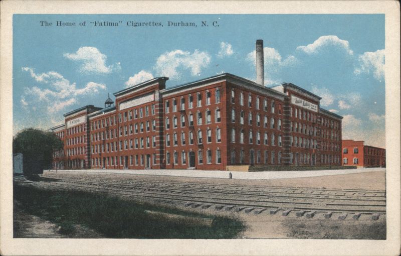 Home of Fatima Cigarettes Factory, Durham, NC North Carolina