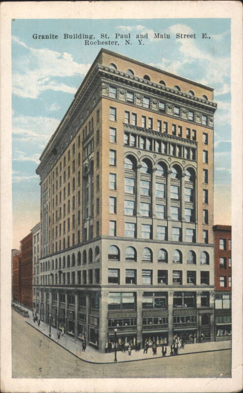 Granite Building, St. Paul and Main Street E. Rochester New York