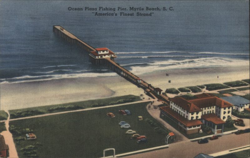 Ocean Plaza Fishing Pier, America's Finest Strand Myrtle Beach South Carolina