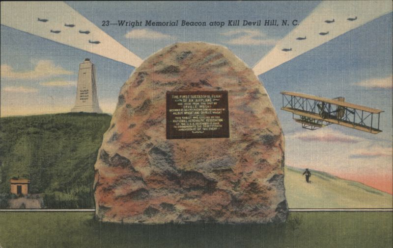 Wright Memorial Beacon atop Kill Devil Hill, NC Kill Devil Hills North Carolina