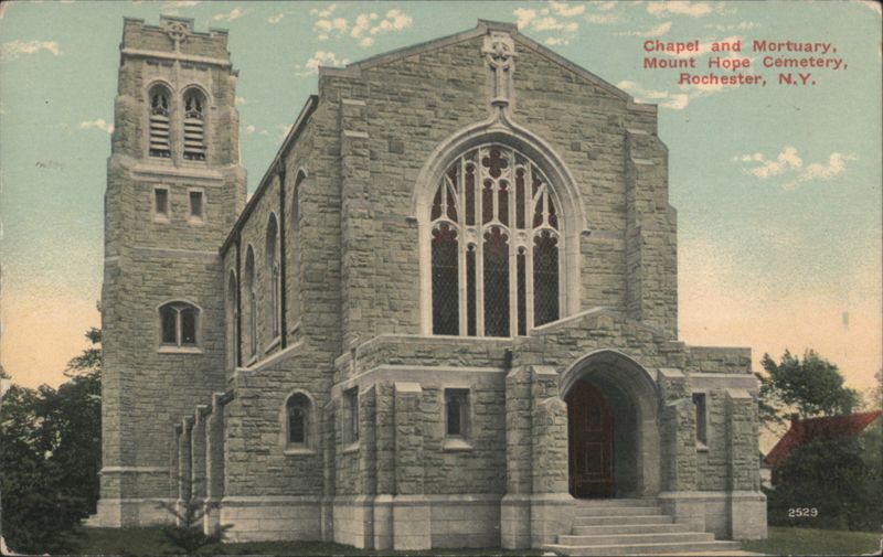 Chapel and Mortuary, Mount Hope Cemetery, Rochester, N.Y. New York
