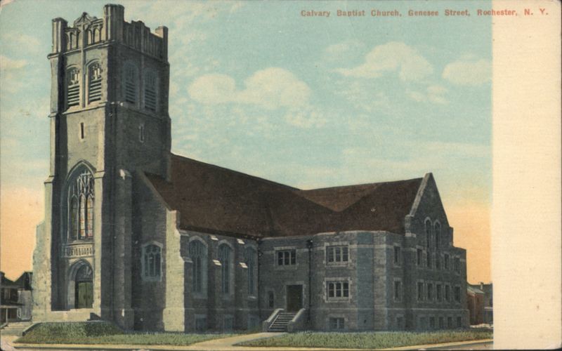 Calvary Baptist Church, Genesee Street, Rochester, NY New York