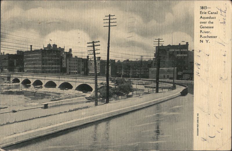Erie Canal Aqueduct over Genesee River Rochester New York