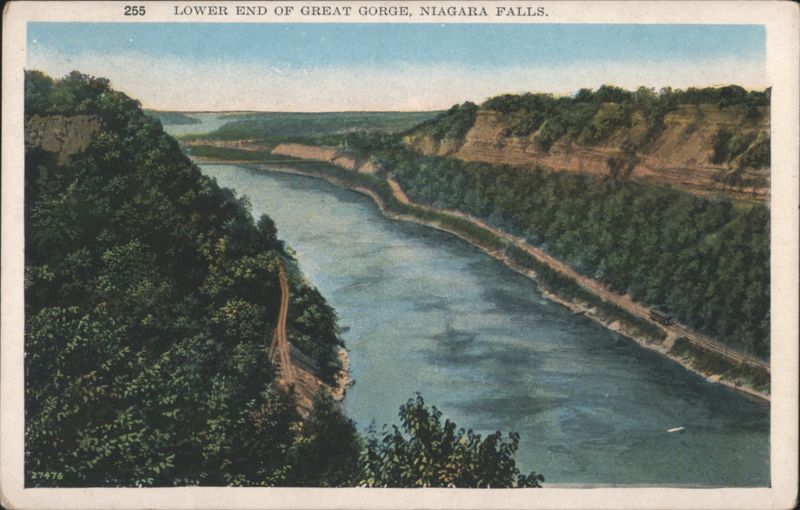 Lower End of Great Gorge, Niagara Falls New York