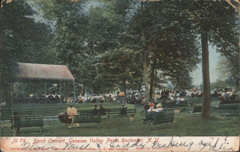 Band Concert, Genesee Valley Park, Rochester, NY New York