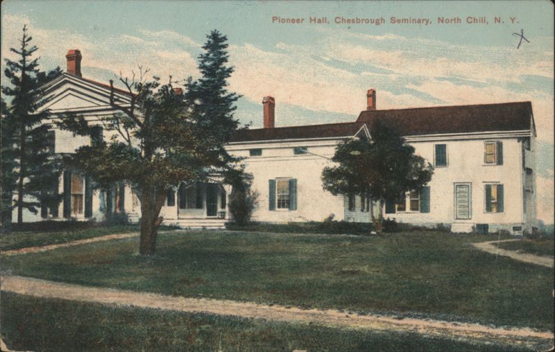 Pioneer Hall, Chesbrough Seminary, North Chili, N. Y. New York