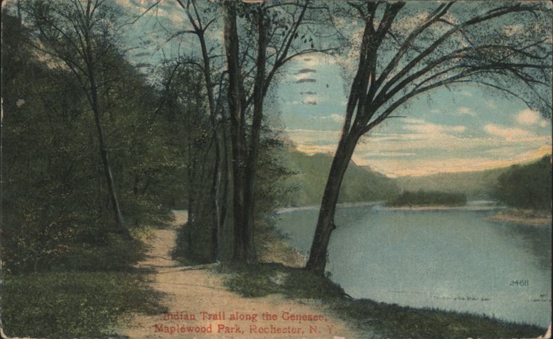Indian Trail along the Genesee, Maplewood Park Rochester New York