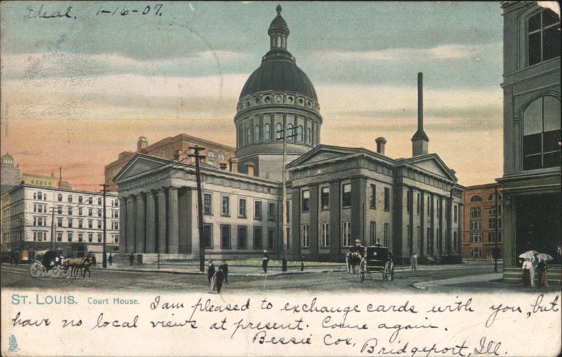 St. Louis Court House, 1907 Missouri