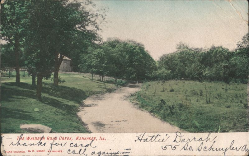 The Waldron Road Creek, Kankakee, IL Illinois
