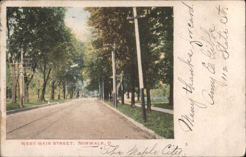 West Main Street, The Maple City Norwalk Ohio