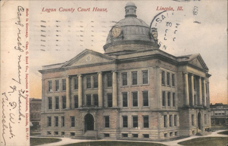 Logan County Court House, Lincoln, IL Illinois