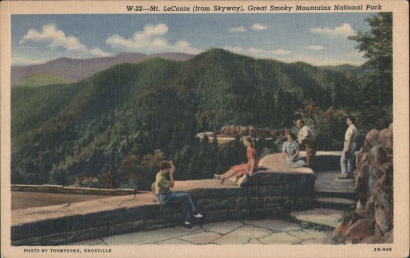 Mt. LeConte from Skyway, Great Smoky Mountains National Park Tennessee