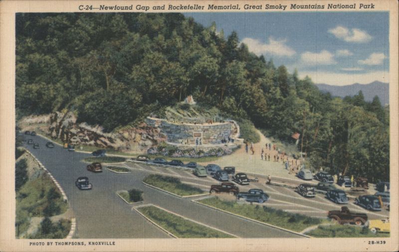 Newfound Gap and Rockefeller Memorial, Great Smoky Mountains National Park Tennessee