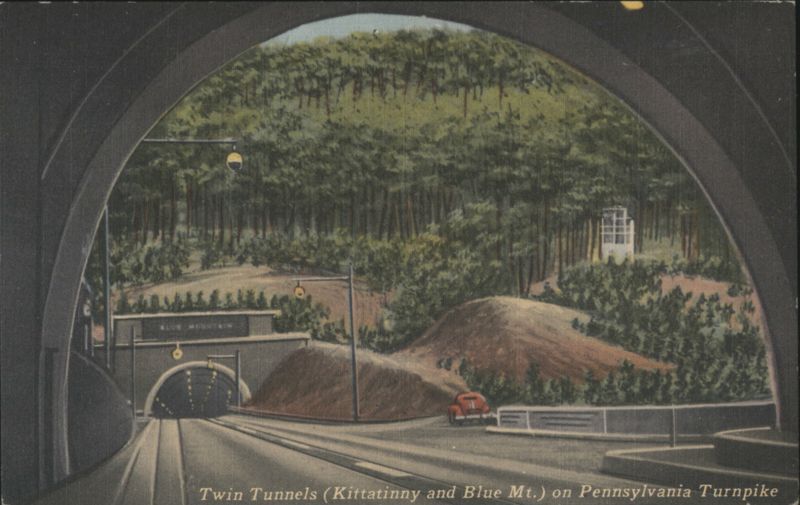 Twin Tunnels (Kittatinny & Blue Mt.) Pennsylvania Turnpike